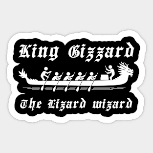 This is King Gizzard & Lizard wizard Dragon Sticker